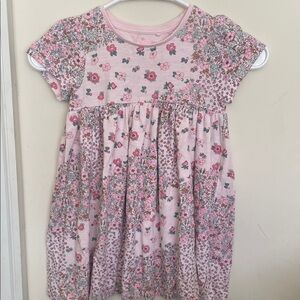 next Pink Floral Tee Dress with Pastel Accents